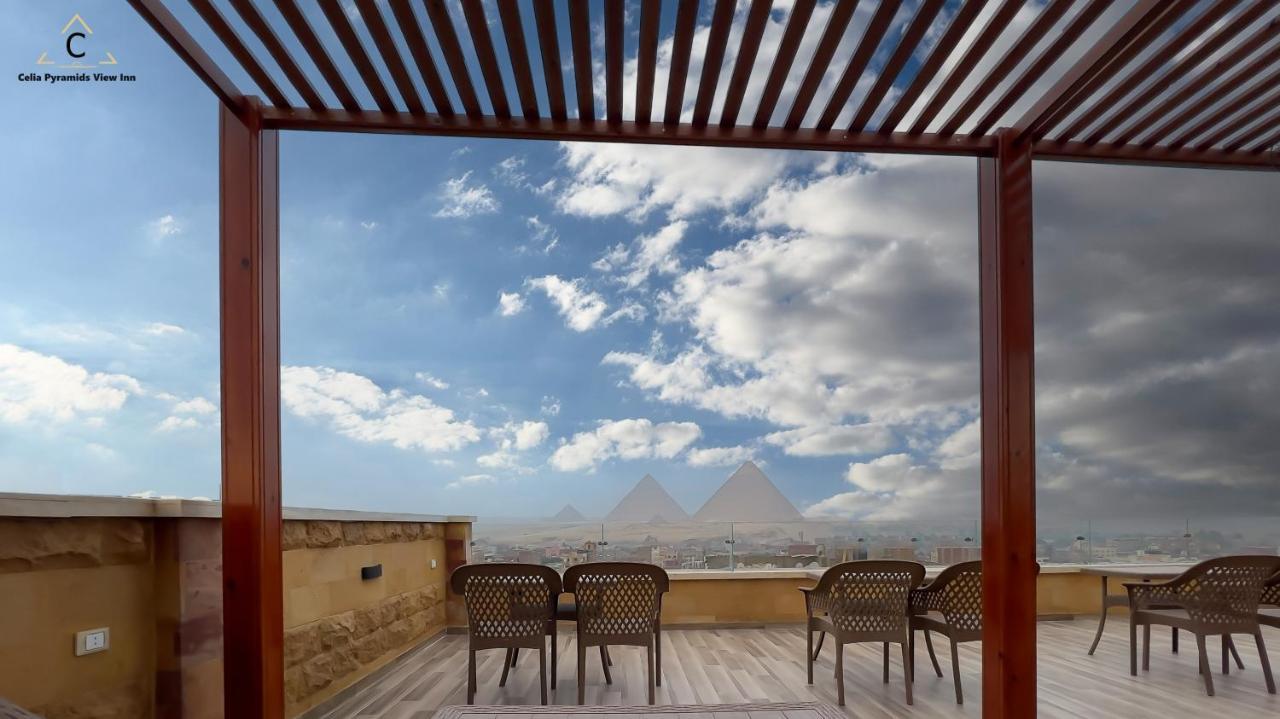 Celia Pyramids View Inn Nazlet el-Sîsi Exteriér fotografie