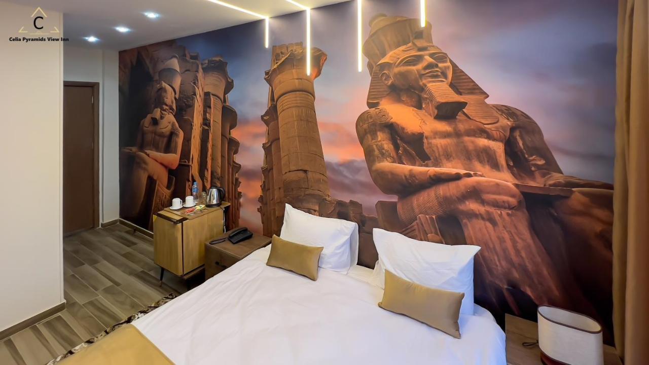 Celia Pyramids View Inn Nazlet el-Sîsi Exteriér fotografie