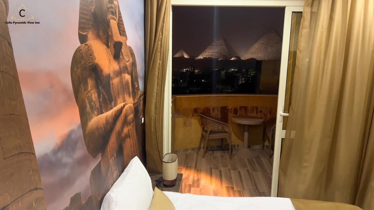 Celia Pyramids View Inn Nazlet el-Sîsi Exteriér fotografie