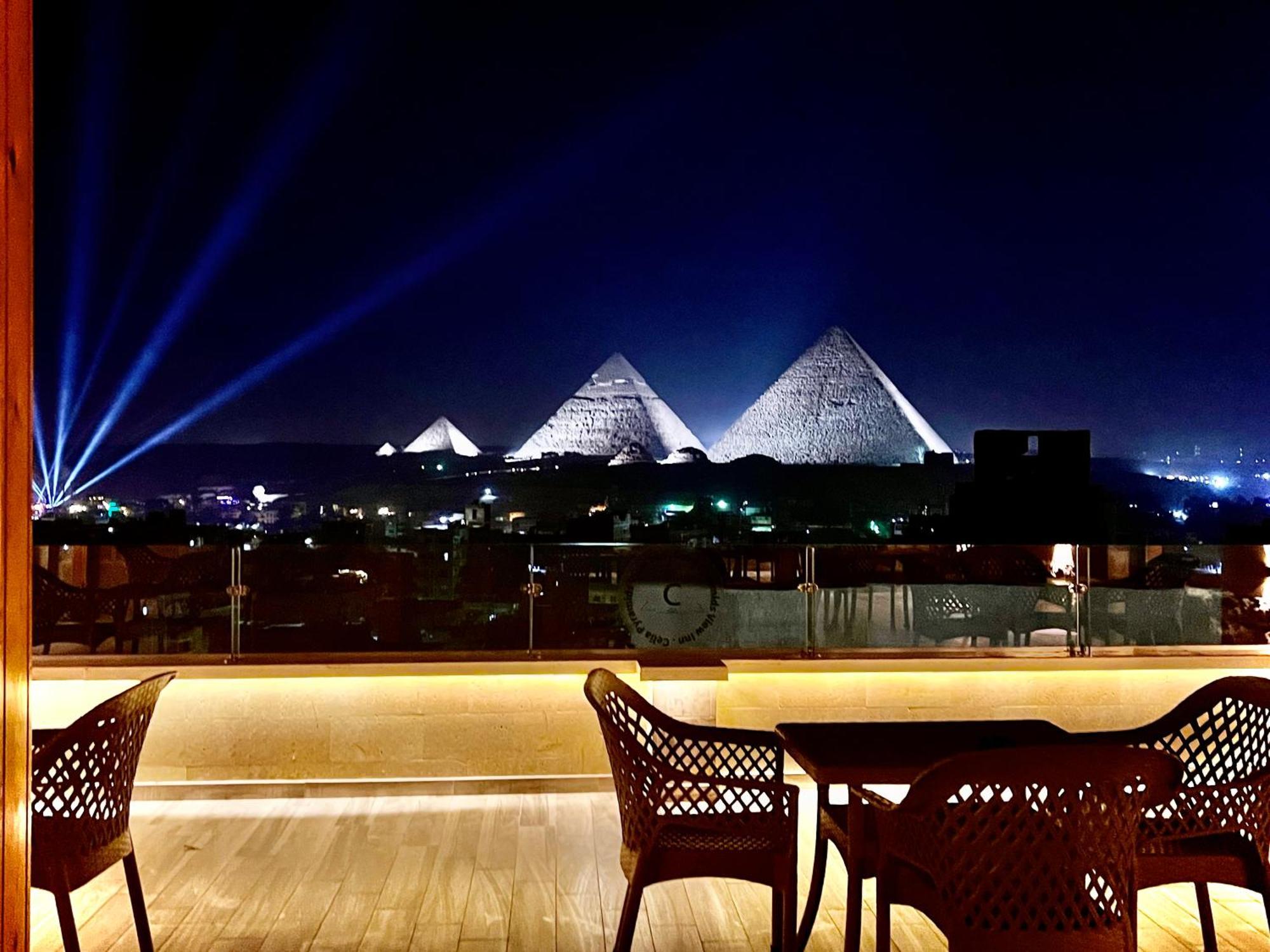 Celia Pyramids View Inn Nazlet el-Sîsi Exteriér fotografie
