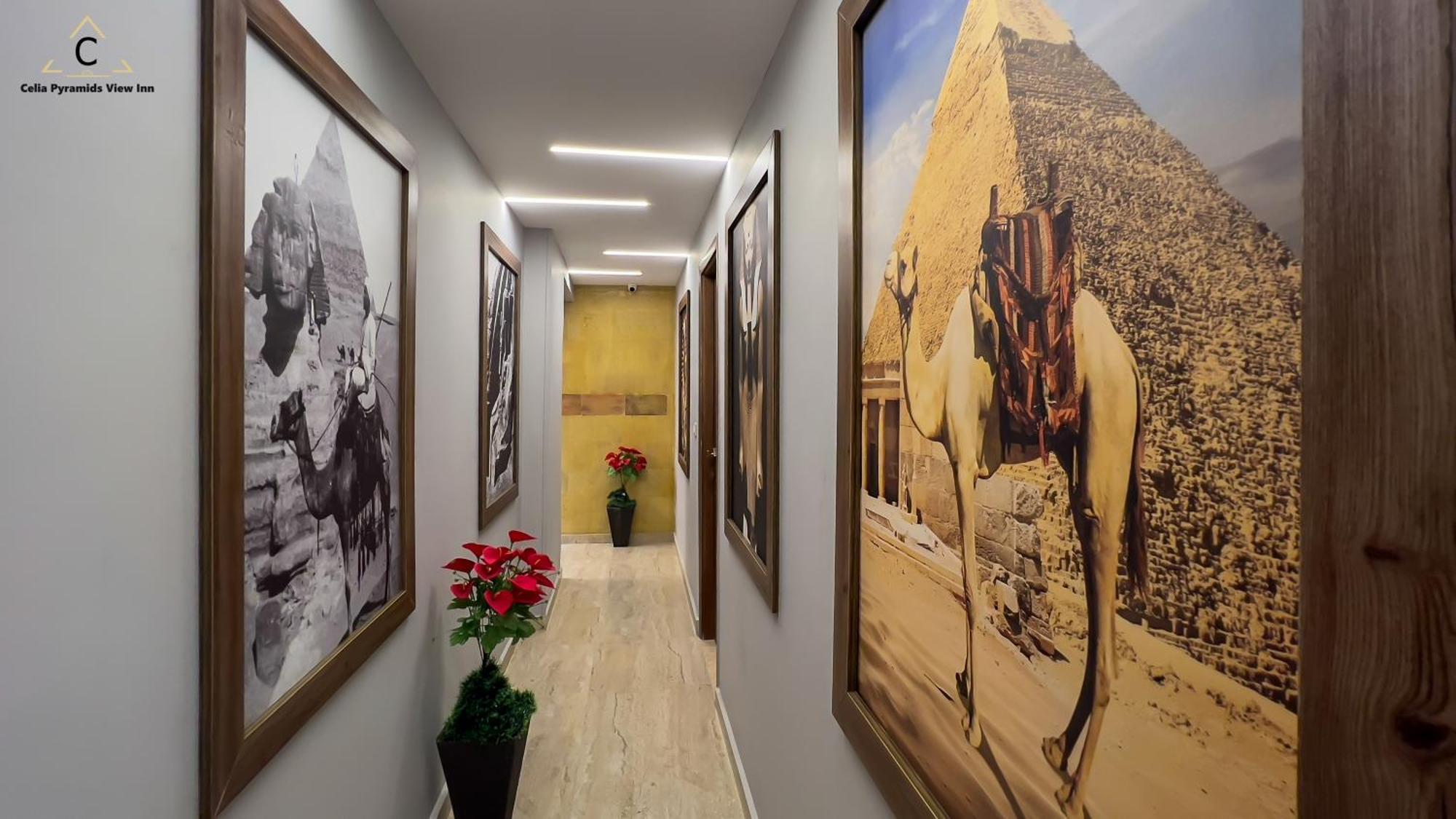 Celia Pyramids View Inn Nazlet el-Sîsi Exteriér fotografie