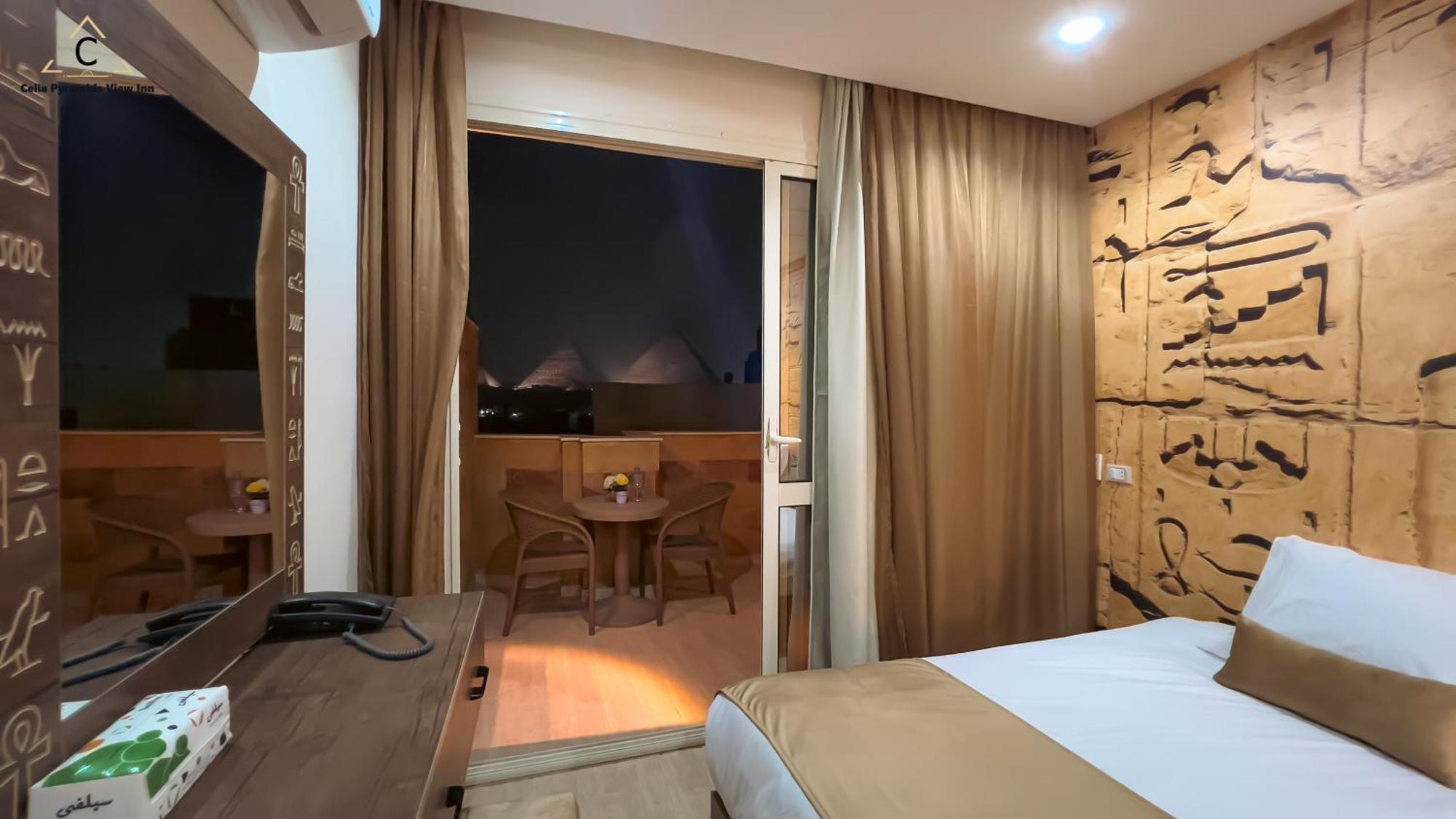 Celia Pyramids View Inn Nazlet el-Sîsi Exteriér fotografie